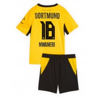 Borussia Dortmund Ethan Nwaneri #18 Koti Peliasu Lasten 2026-27 Lyhythihainen (+ Lyhyet housut)